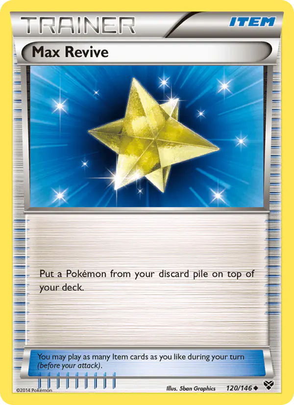 Carta Max Revive 120/146 de XY