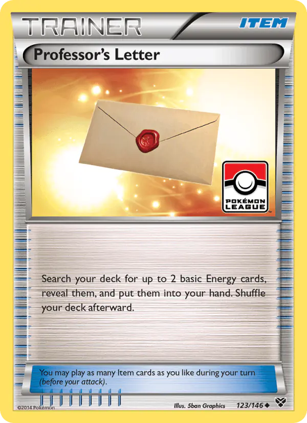 Carta Professor's Letter 123/146 de XY