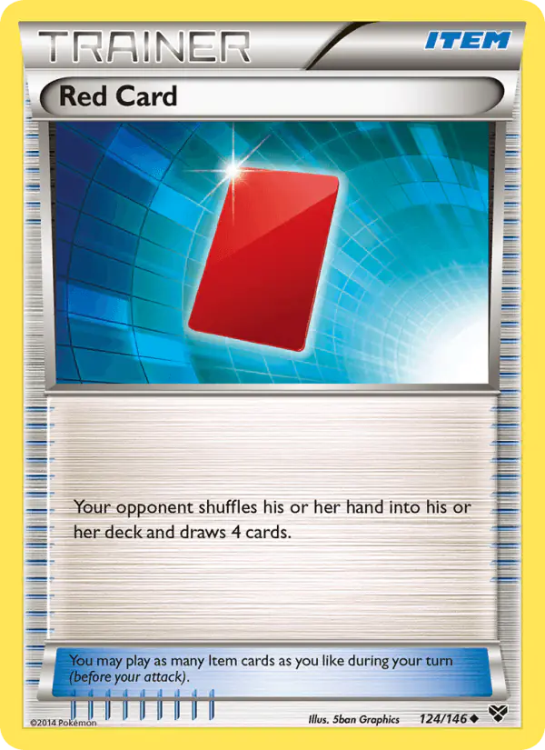 Carta Red Card 124/146 de XY