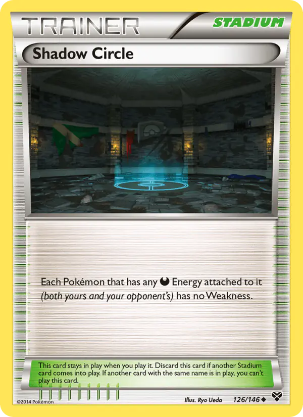 Carta Shadow Circle 126/146 de XY