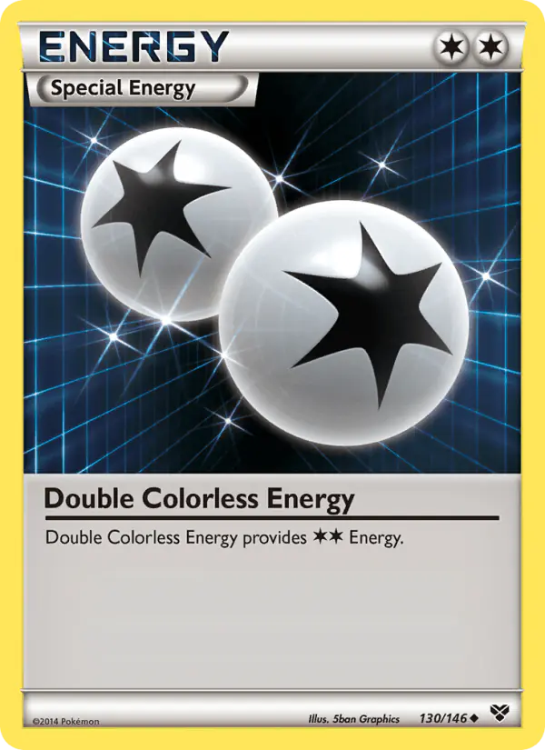 Carta Double Colorless Energy 130/146 de XY