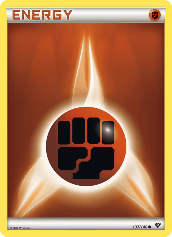 Carta Fighting Energy 137/146 de XY