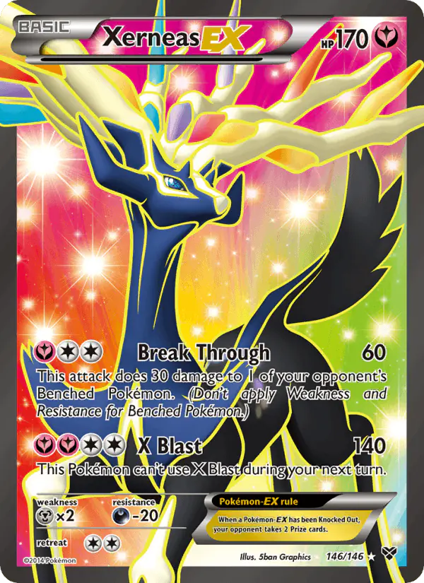 Carta Xerneas EX 146/146 de XY