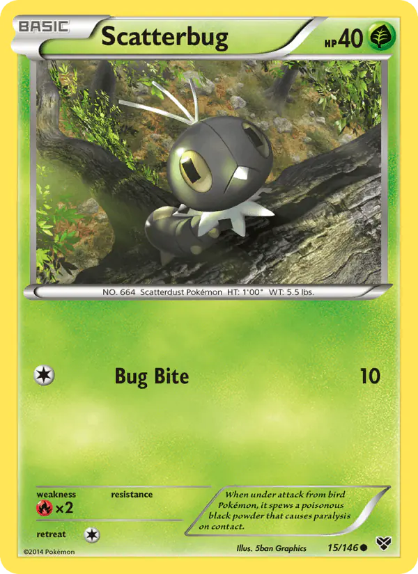 Carta Scatterbug 15/146 de XY