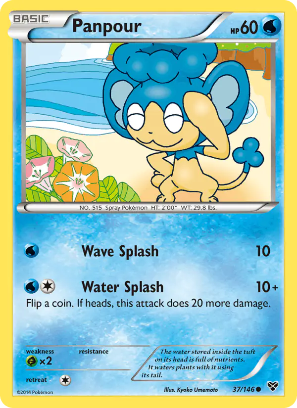 Carta Panpour 37/146 de XY