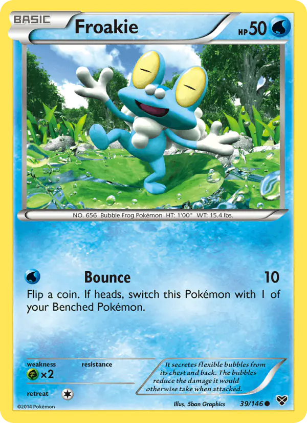 Carta Froakie 39/146 de XY
