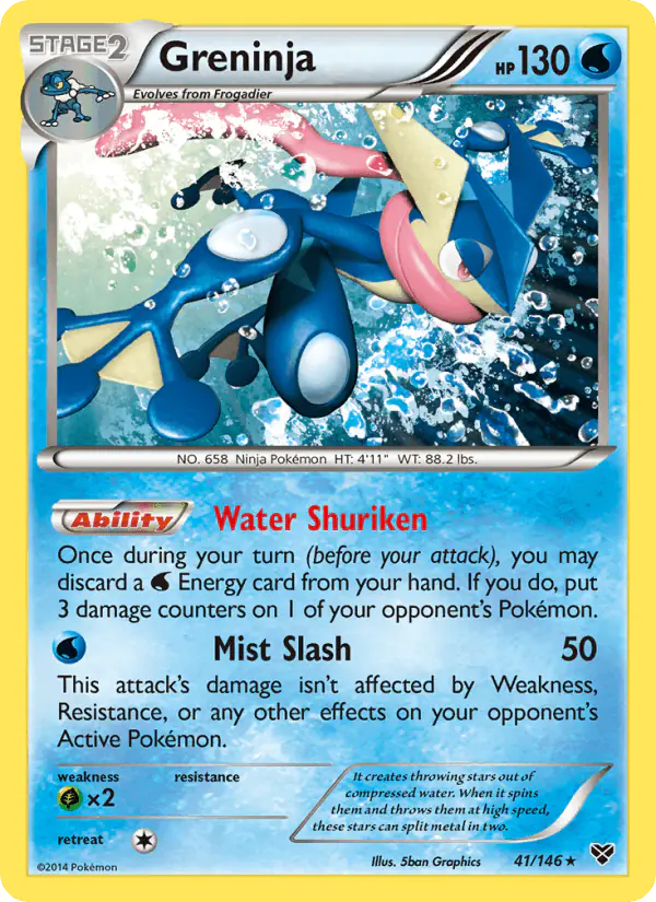 Carta Greninja 41/146 de XY
