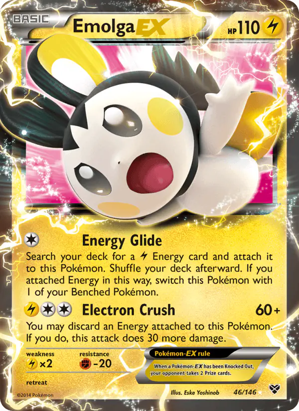 Carta Emolga EX 46/146 de XY