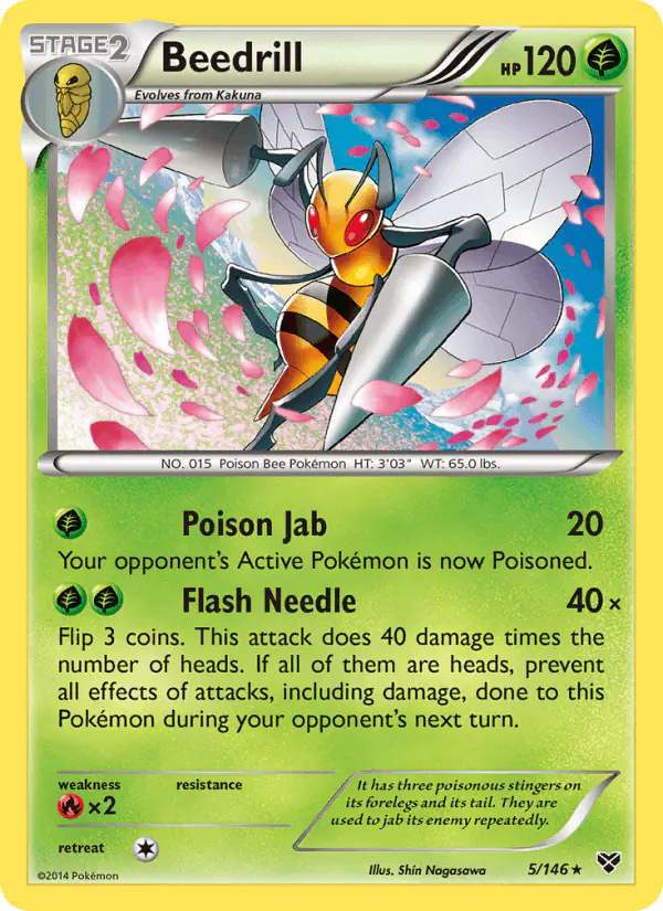 Carta Beedrill 5/146 de XY