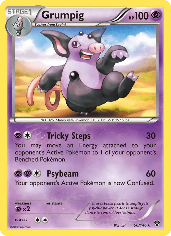 Carta Grumpig 50/146 de XY