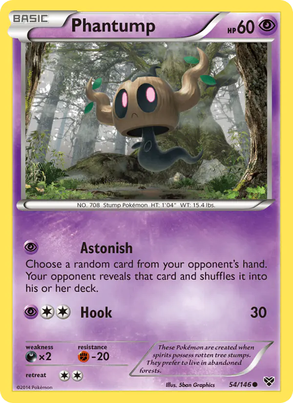 Carta Phantump 54/146 de XY