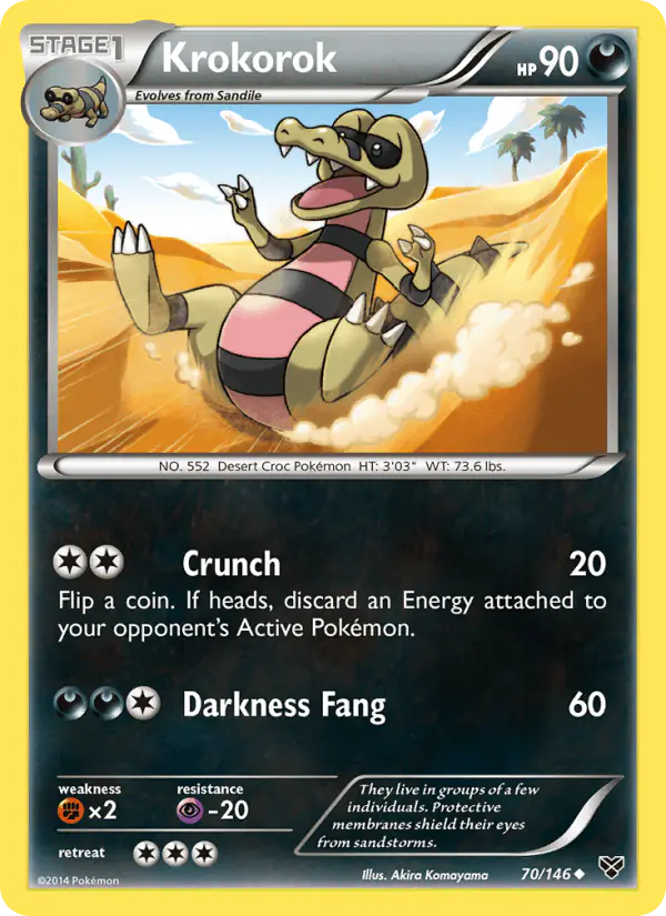 Carta Krokorok 70/146 de XY