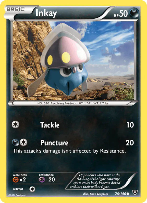 Carta Inkay 75/146 de XY