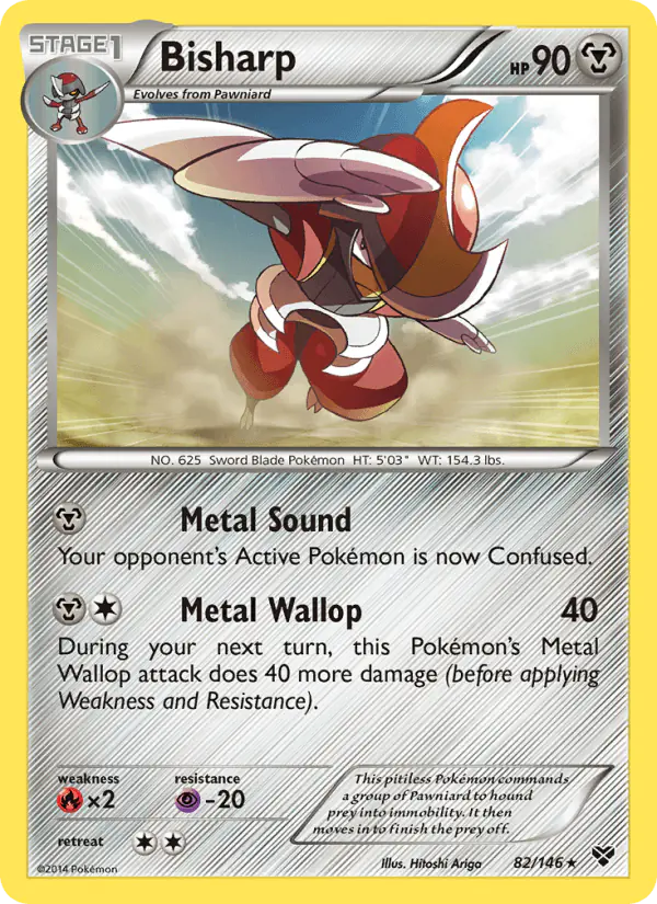 Carta Bisharp 82/146 de XY