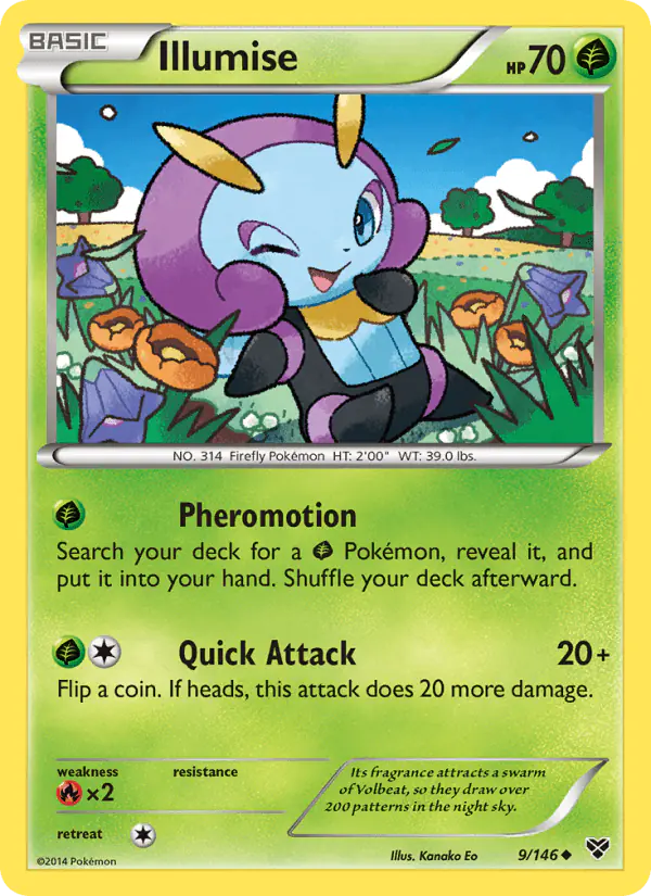 Carta Illumise 9/146 de XY