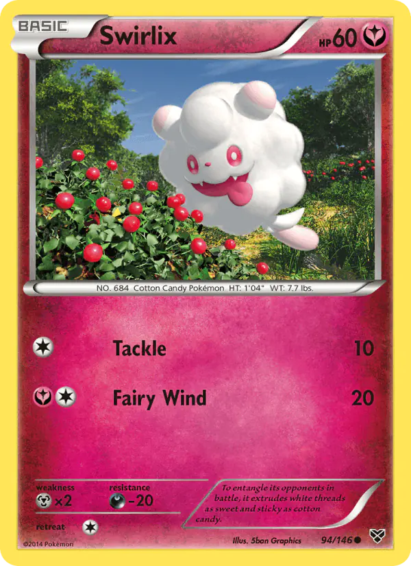 Carta Swirlix 94/146 de XY