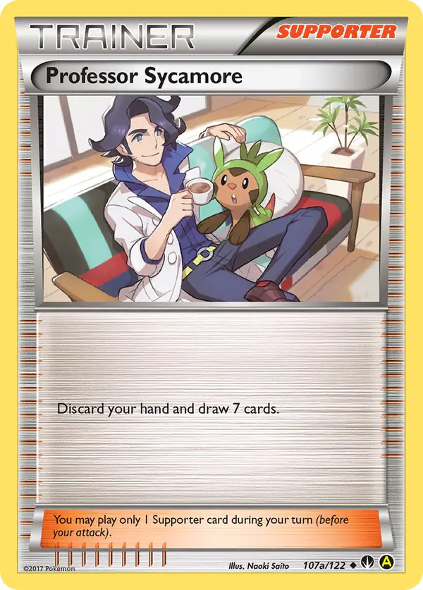 Carta Professor Sycamore 107a de Yellow A Alternate